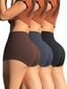 Damen High Waist Europäische und Amerikanische Bauchkontrolle Yoga Shorts