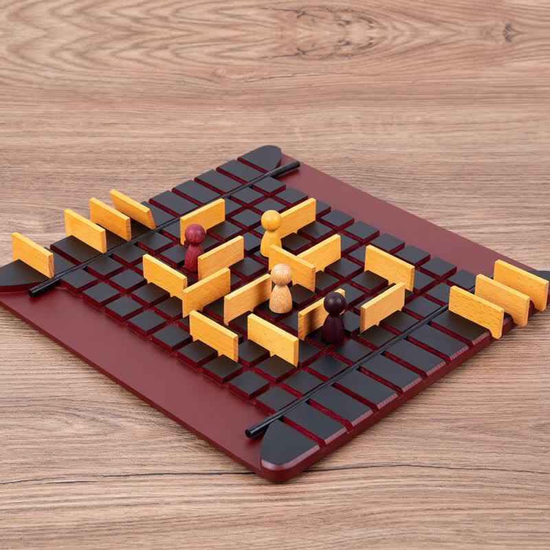 Wooden Rabbit Siege Strategy Board Game