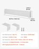 Baseboard Heater Covers, Premium Series 1222 Mm Standard Electric Heating Unit Front Cover for Home Improvement, Heavy-duty Steel, Easy Installation