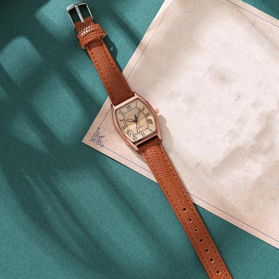 Relógios de Pulso de Quartzo da Moda para Mulheres Vintage Pulseira Ajustável Elegante Números Arábicos Relógio de Pulso de Vestir Presentes para Mãe Esposa Aniversário