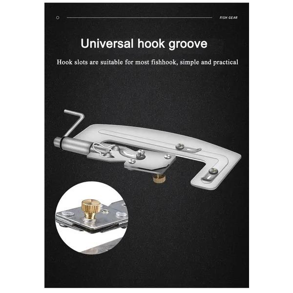 High Quality Semi Automatic Fishing Hooks Line Tier Machine Portable Stainless Steel Fish Hook Line Knotter Tying Binding Stonego Fishing Tool