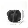 resin Vase with petal shape Minimalist Sculptural Decorative Ornament for Simplicity