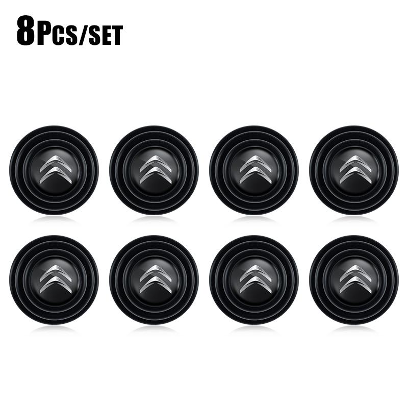 JGNT8 4Pcs Car Door Anti-shock Pad Anti-noise Buffer Gasket Auto Interior For Citroen Berlingo Xsara Grand C6 C4 VTS DS4 DS5 RD3 Cross
