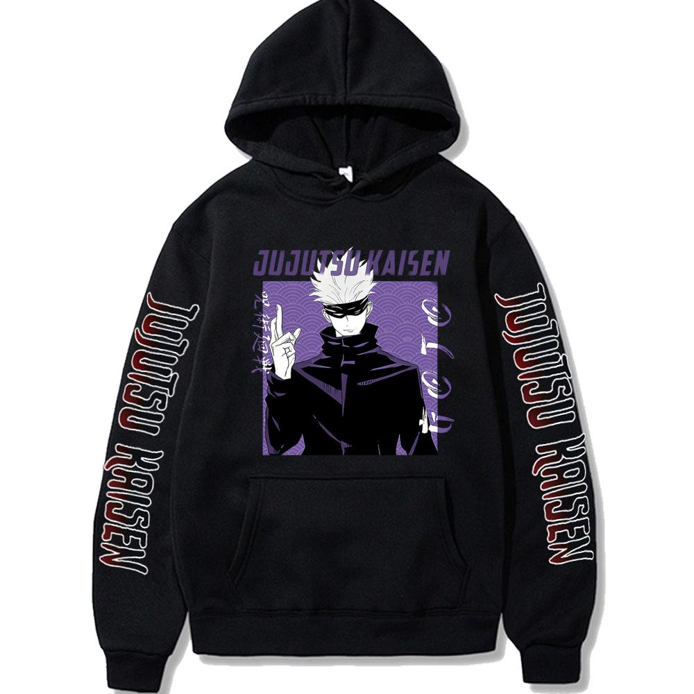 2025 Jujutsu Kaisen Yuji Itadori Graphic Hoodies Vintage Oversized Hooded Hip Hop Long Sleeves Cotton Hoodie Men Women Clothes
