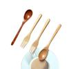 Ruhan Beechwood Fruit Fork and Dessert Spoon Set