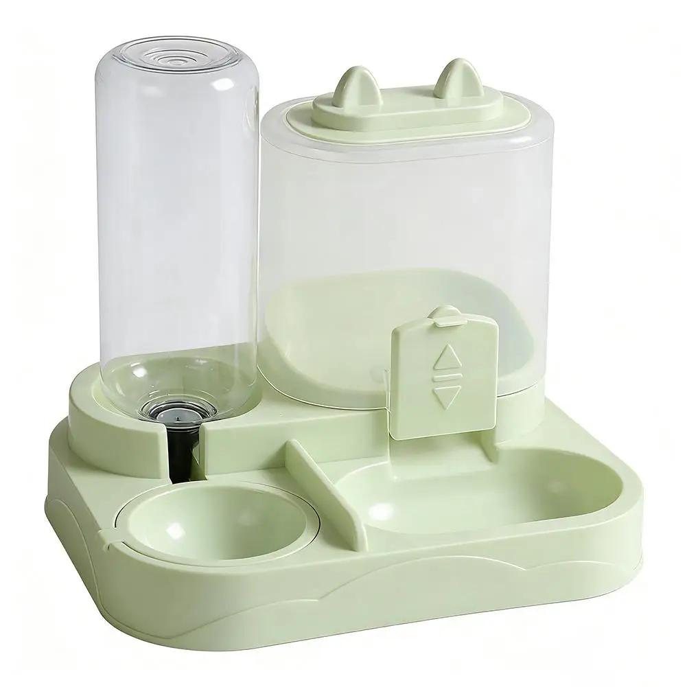 Automatic Cat Feeder and Water Dispenser Set Large Capacity Pet Food Bowl for Cats Dogs Dry Wet Separation