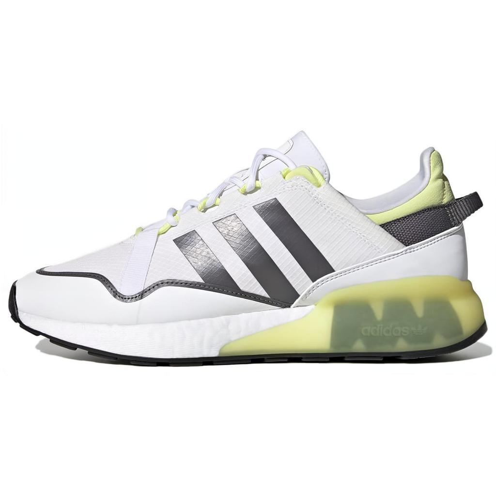 adidas ZX 2K Boost Pure 'White Pulse Yellow' (Unisex) Cloud White / Grey Five / Pulse Yellow Casual Shoes GZ7729