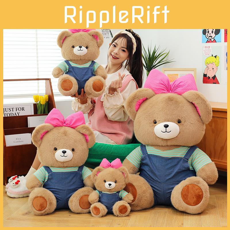 Cartoon Bear Fifi Bow Teddy Plush Toy Cute Children Girls Holiday Gift Doll