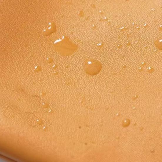 Snap Closure Organizer Pouch Faux Leather Portable Cosmetic Storage Bag Self-Closing Pouch for Lipstick Earphones