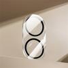 For iPhone 17 Camera Lens Protector Clear Black Circle 3D High Aluminum-Silicon Glass Lens Film