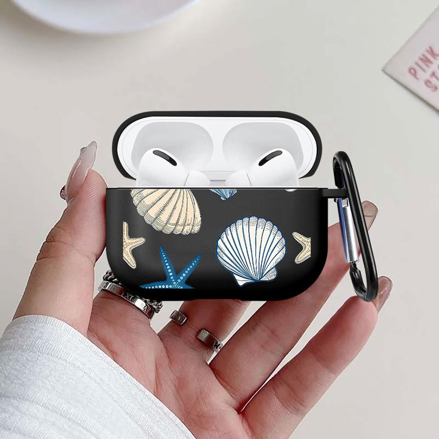 Ocean Shell Stars Case For Airpods Pro 3 Pro2 2 1 Pro3 4 Earphone Cases Cover