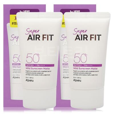 Super Air Fit Mild Sun Cream No Sebum EX SPF50+ PA++++, 50ml, 2 Units