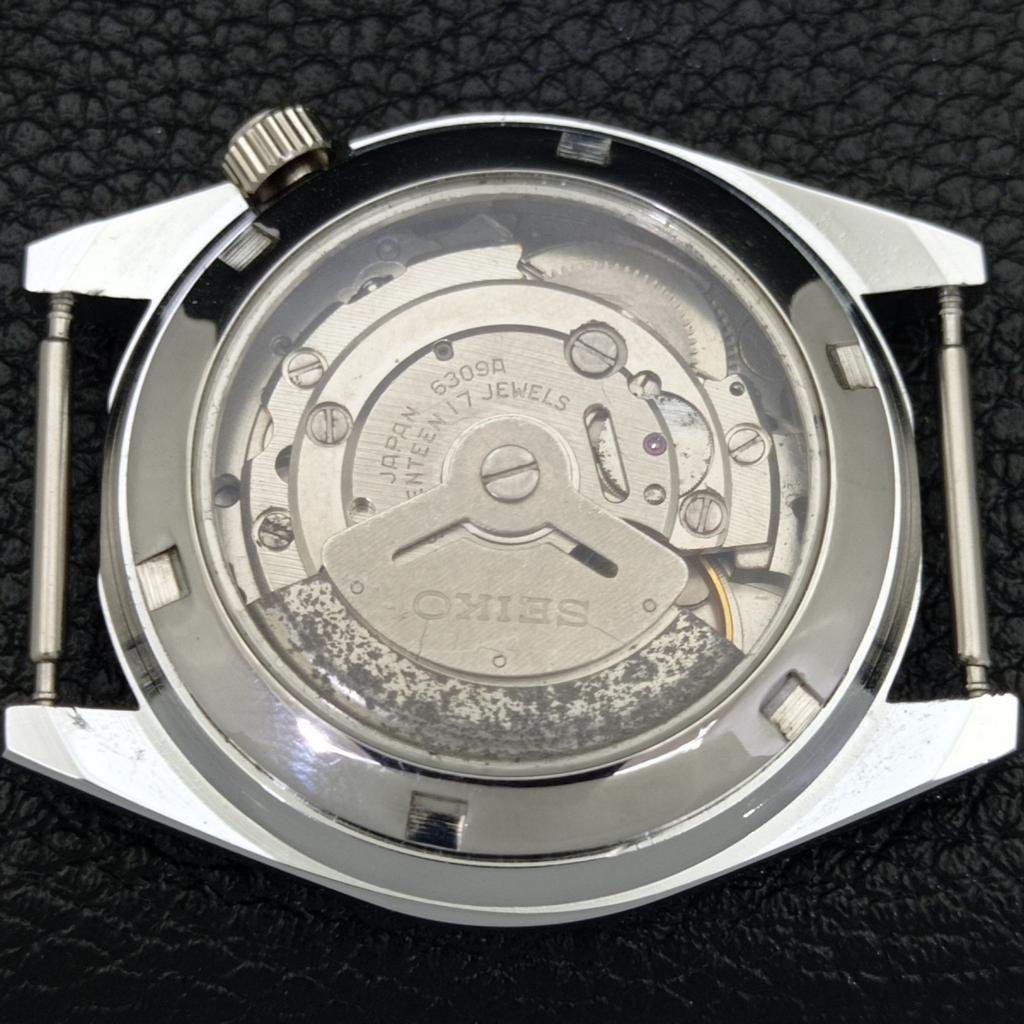 JAPAN VINTAGE SEIKO 5 AUTOMATIC REFURBISHED MENS BLACK DIAL WATCH a440448-9 Sk-a440448-1