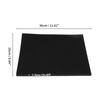 BULLSPANN Motorcycle Air Air Filter Air Filter Foam Pad Cut to Use 300x250mm Black