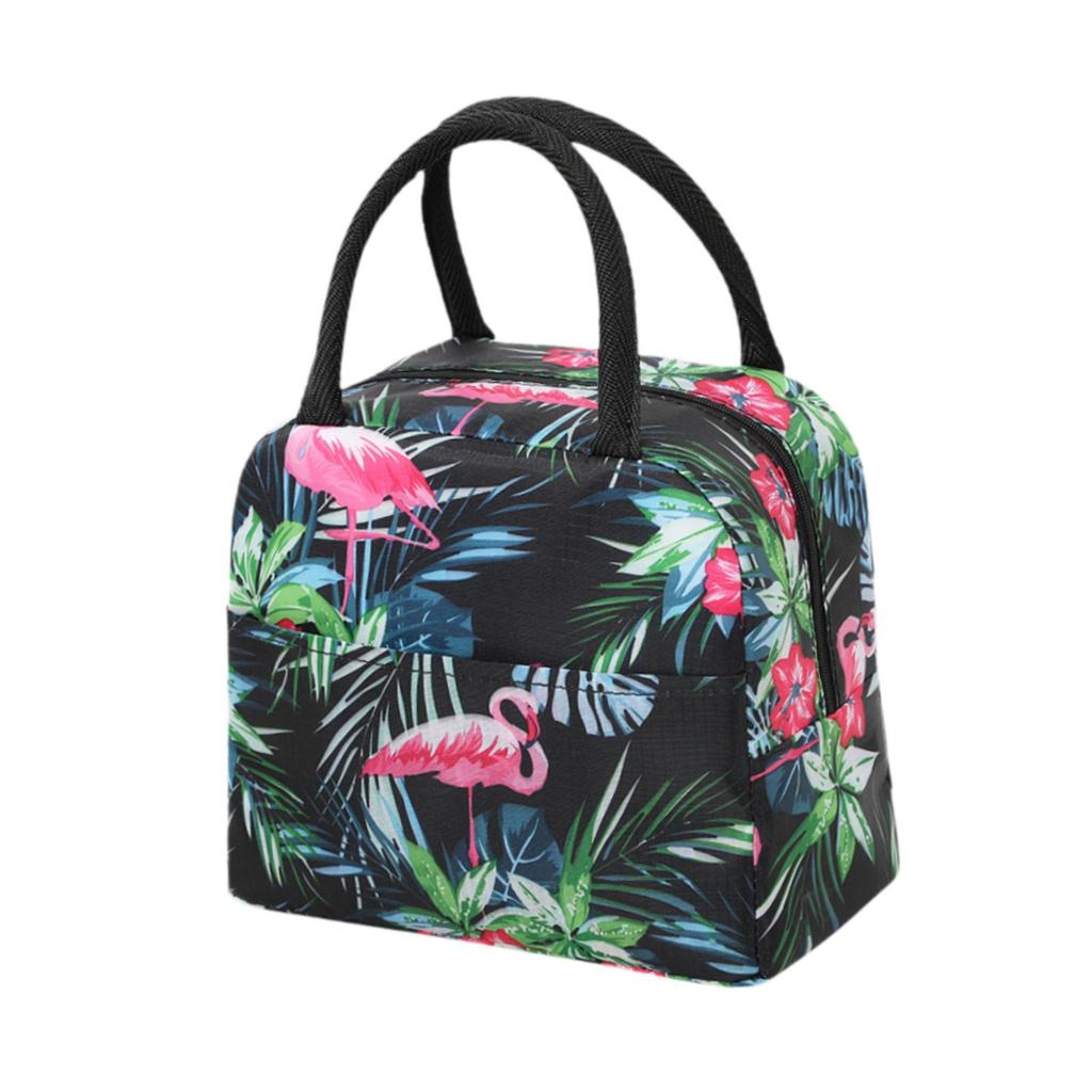 Colorful Insulated Large Capacity Lunch Bag with Aluminum Foil Thickened Bento Bag, Insulated Lunch and Storage Bag