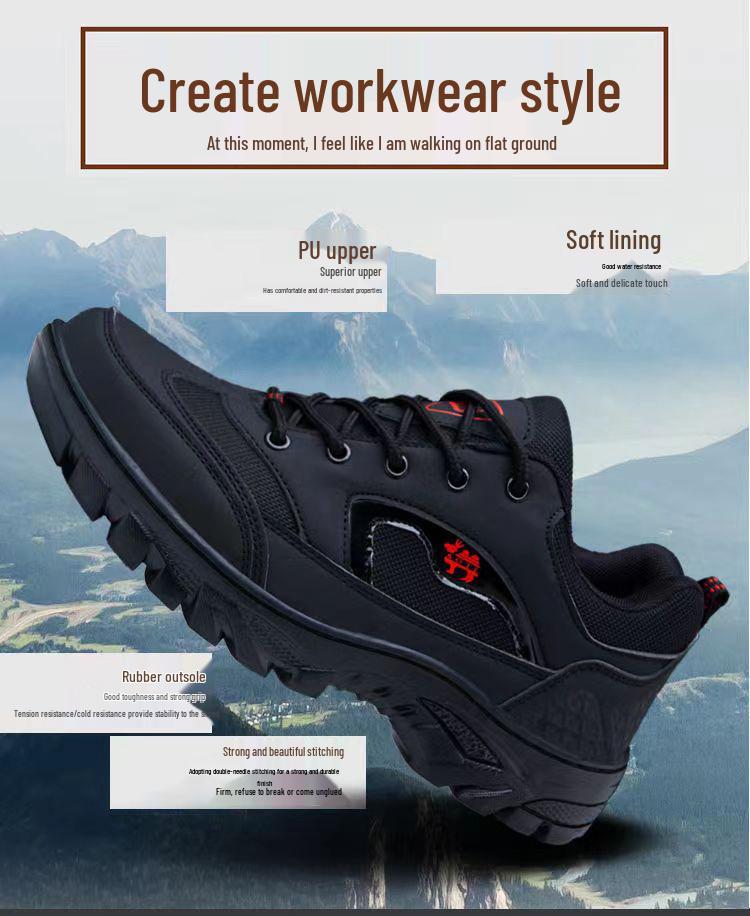 Men's Comfortable Wear-Resistant Hiking and Running Shoes
