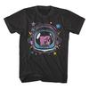 MTV Astronautenhelm Herren T-Shirt Weltraum Galaxie Sterne Musik Fernsehen
