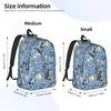 Fashion Pokemon Theme Blastoise Backpack  Mochilas Classic For Work Sturdy Shoulder Rucksack