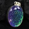 Lab-Created Opal Loose Gemstone Multi Color 84ct Oval Cut Brazilian Pendant October Birthstone Gift
