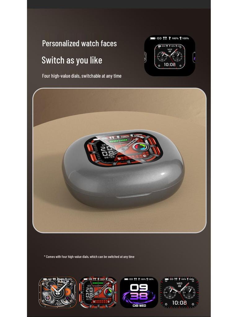 Jinanda LCD Screen Bluetooth Sports Headphones with AI Translation