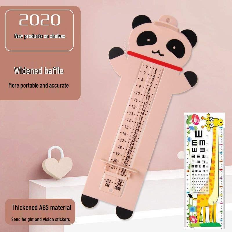 Baby and Toddler Foot Length Measuring Ruler – Universal Children's Shoe Measuring Tool for Home Use