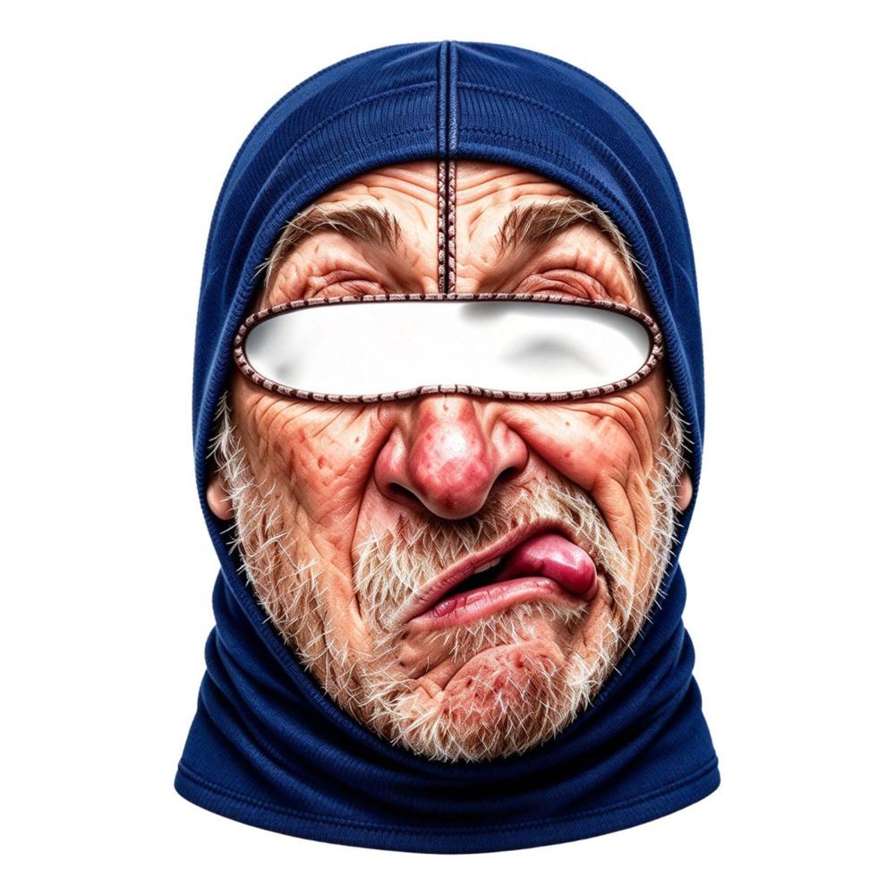 Unisex Size Funny Prank Mask 3D Print Motorcycle Ski Face Mask Motorcycle Riding Mask Motorcycle