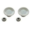 4pcs Laptop Cooling Feet Professional Height Comfort Laptop Suction Cup Heat Reduction Pad Laptop Riser Feet