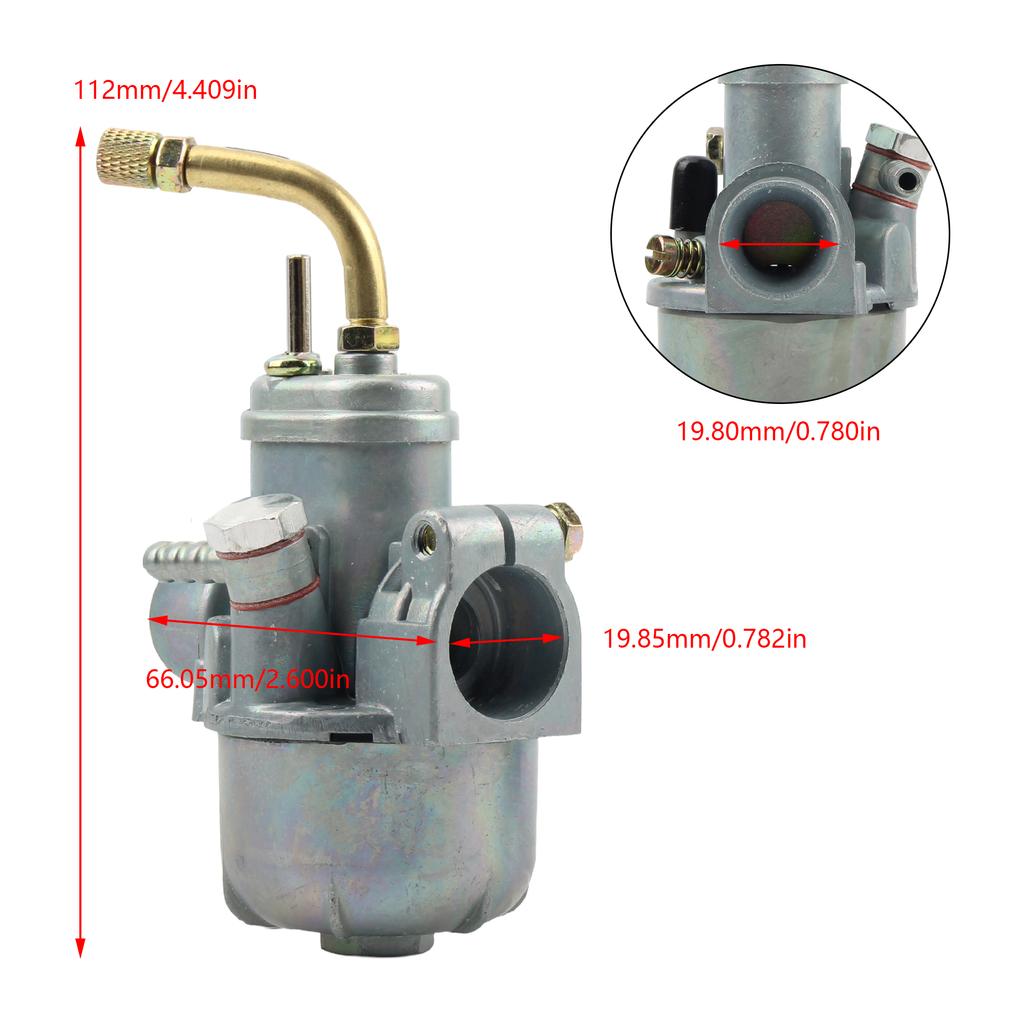 For Puch Maxi Bing Motorcycle Carburetor 12mm 15mm 17mm Carburetor Parts 50cc Mini Motocross Pitbike Scooter Moped Accessories