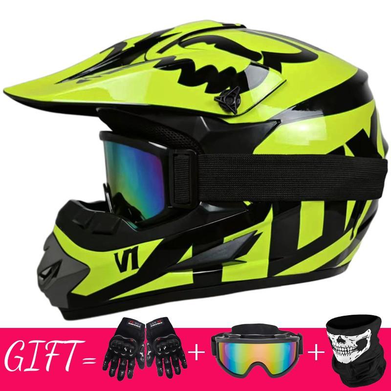 

Send A Three-piece Downhill DH Off-road Yamamoto Racing Mountain Bike Full Helmet S