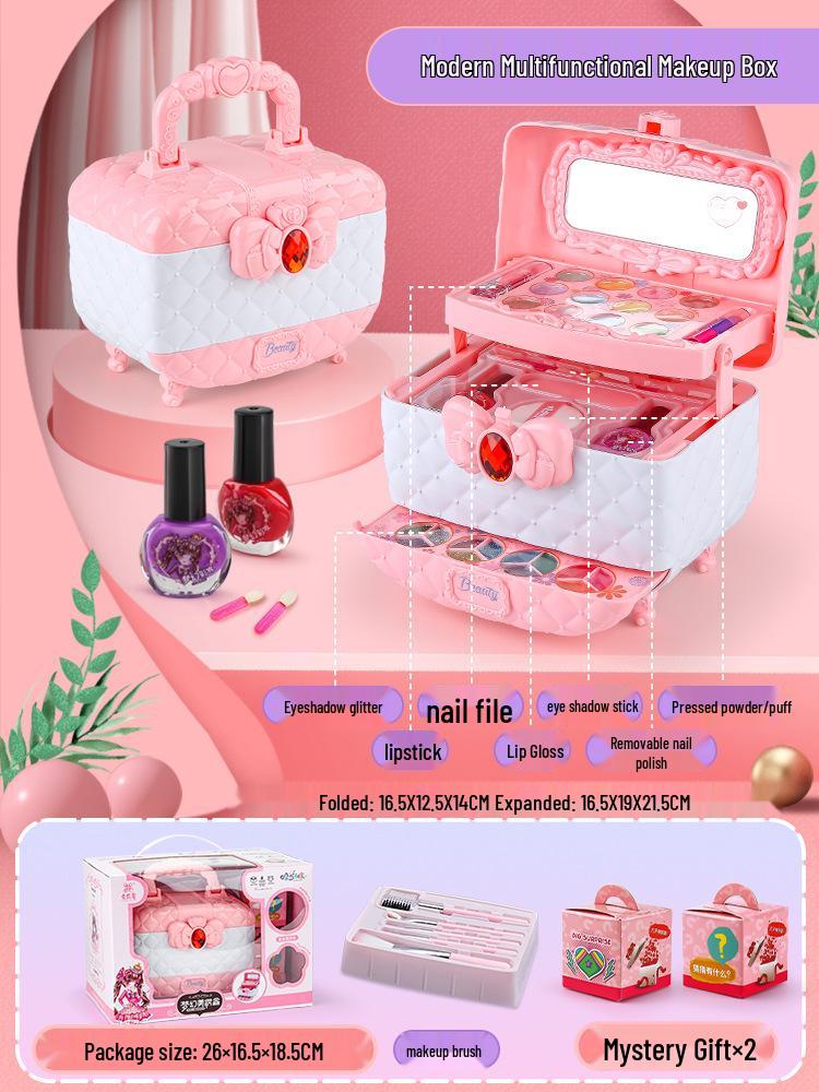Princess Makeup Toy Set for Girls – Pretend Play Cosmetics and Dress-Up Gift