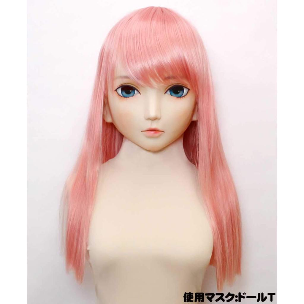 Munimuni Seisakusho Wig [Pink] Straight/Long