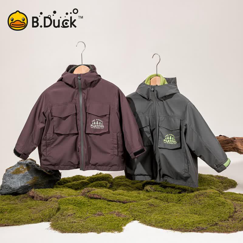 B.Duck Unisex 3-in-1 Outdoor Fleece Jacket Set 120CM