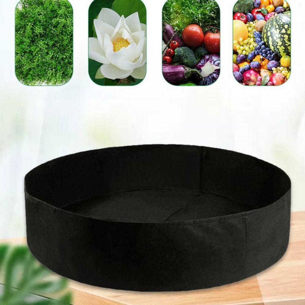 Articole de grădinărit Sac de creștere din pâslă Rotund Durabil Sac de plantare Rezistent la uzură Rezistent la murdărie Sac pentru răsaduri de plantare Floare