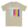 T-shirt Casual Estate Turnstile DOPPIO ARCOBALENO T-shirt di Tendenza Cotone T-shirt per Uomo Estetica Economica Manica Corta Abbigliamento