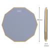 Anti-slip Silent Practice Drum Pad 12 Inch Dumb Drum Pad Percussion Board  Percussion Accessories
