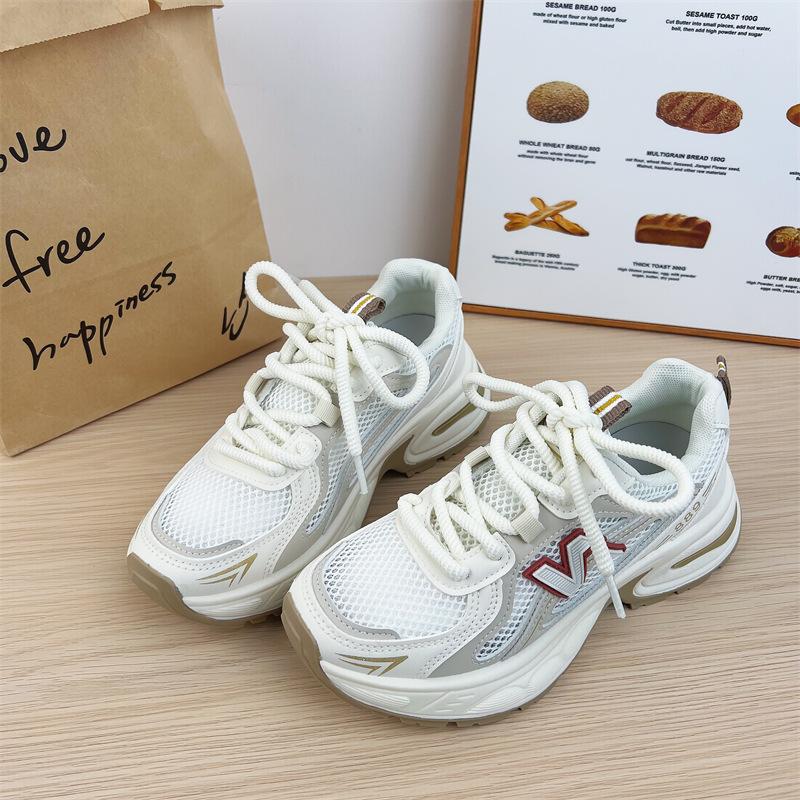 

Platform dad shoes women s shoes cool 2025 summer new popular mesh small man height increase casual trend sports shoes 40