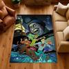Scoobydoo Mystery Gang Printed Rug Nonslip Easyclean Carpet For Living Room Play Area Hallway Home Party Decor New Year Gift
