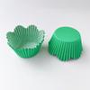 200pcs Cake Cup Liners, Oil-Proof Cake Cups, Flower Shape Design in Assorted Colors, Perfect for Cookies and Cakes