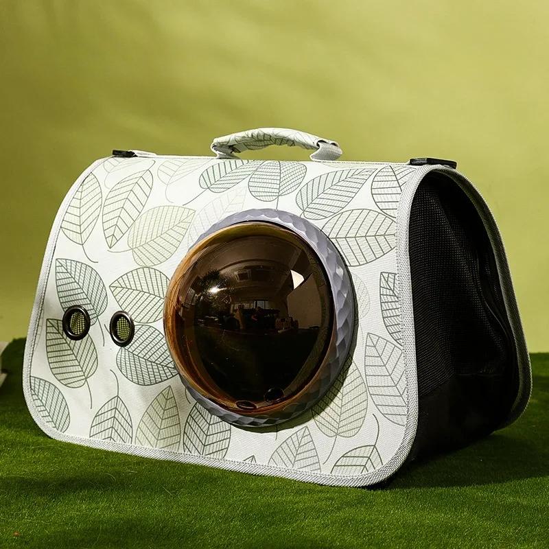 Zwierzę Przenośna Kapsuła Kosmiczna Na Wynos Torba dla Kota Ręczna Składana Torba na Ramię Plecak na Wycieczki Kreskówkowa Torba dla Kota Psa