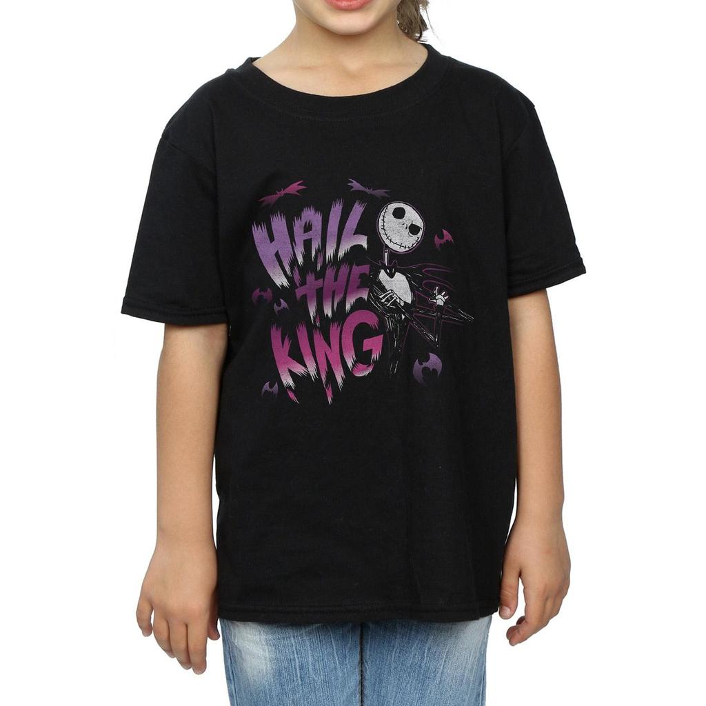 Disney Girls Nightmare Before Christmas Hail The King Cotton T-Shirt