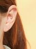 Minimal Piercing 14K Baby Duck Earrings