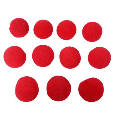 BAAU 100 Stück Entzückende Rote Kugel Schwamm Clownsnase für Hochzeitsdekoration Weihnachten Halloween Kostüm Magisches Kleid