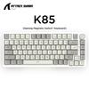 Mechanická klávesnice Attack Shark K85 s ruštinou: Magnetická osa, přizpůsobitelné RGB, nastavitelný zdvih kláves