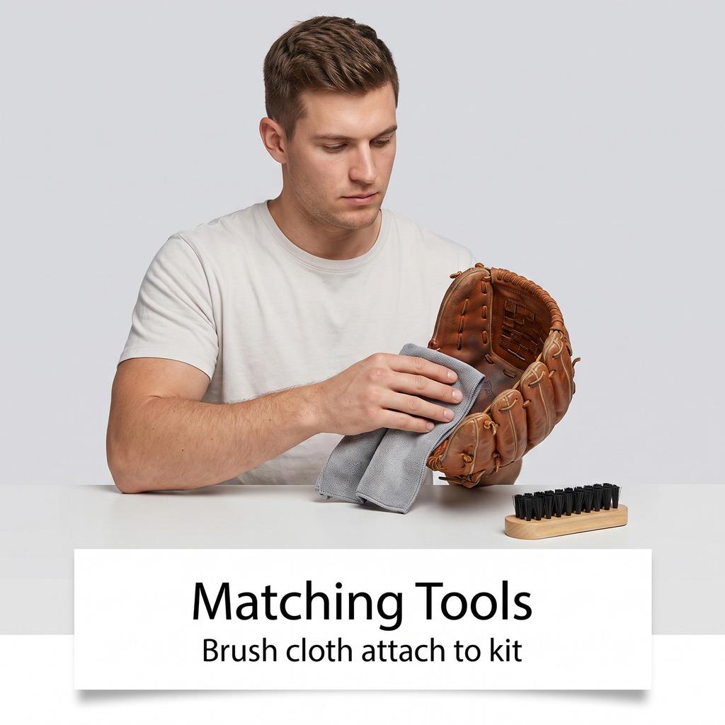 Baseball Leather Kit for Conditioning, Cleaning and Maintenance