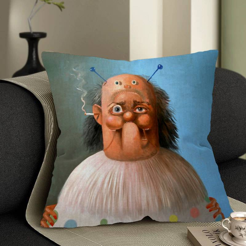 George Condo Art Pillowcases Home Bedding Decorative Pillow Cover Wedding Super Soft Pillow Case