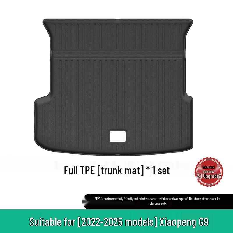 Xiaopeng G9 Car Floor & Trunk Mats: Custom Fit for 22-25 Models, TPE Material, Includes Seat Back Mats