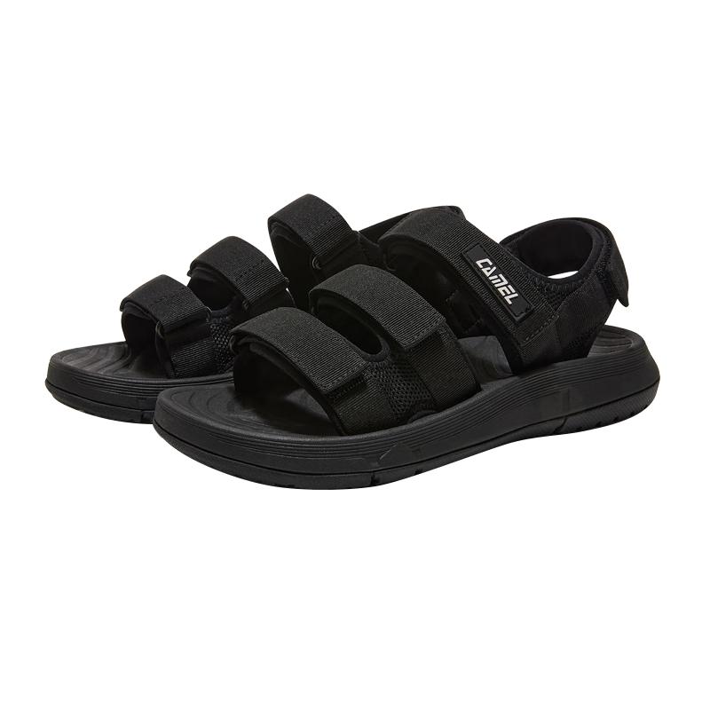CAMEL Men s Velcro Color-block Beach Sandals 40
