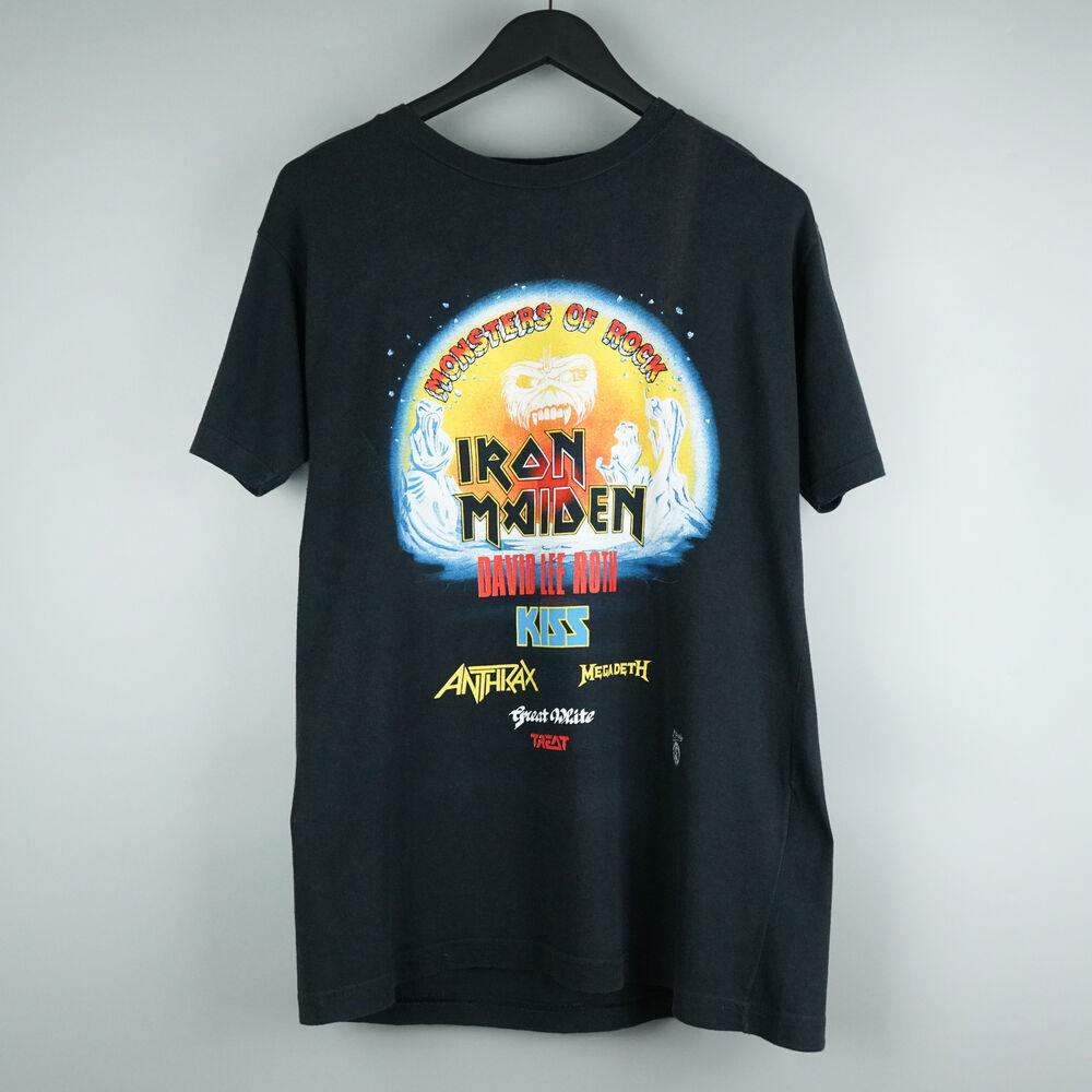 

Винтажная футболка унисекс 1998 Monsters Of Rock Fest Iron Maiden Anthrax