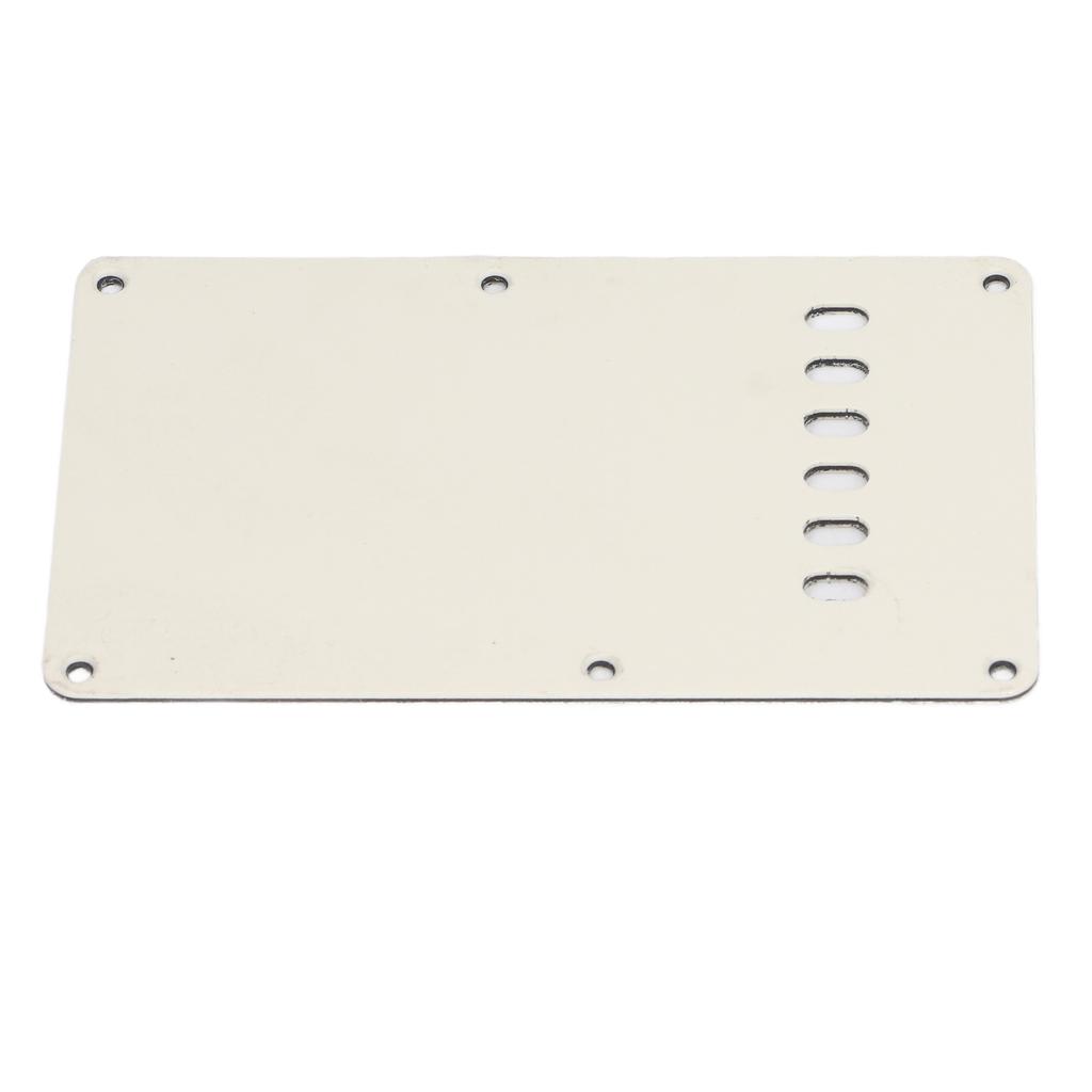 2Pcs Electric Guitar Back Cover Plate 6 Holes Robust Exquisite Looking Guitar Pickguard Backplate