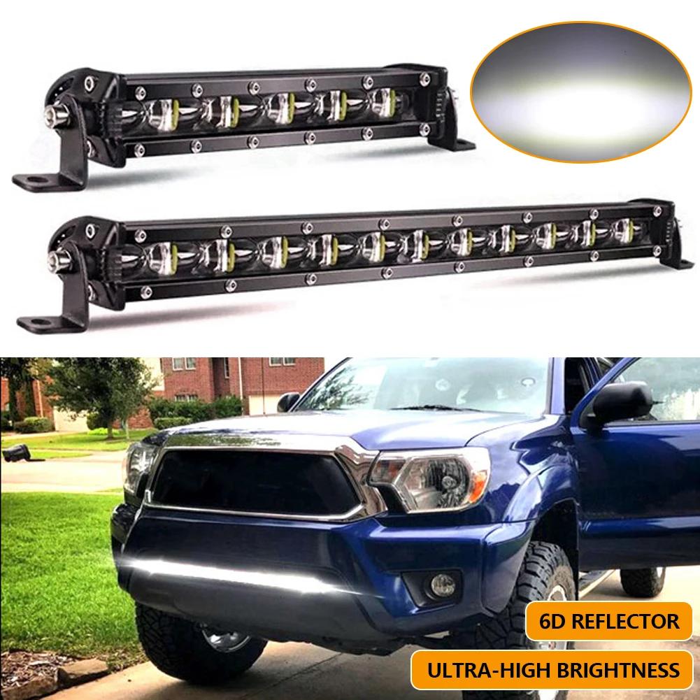 12V 24V Spotlight LED Light Bar Slim LED Work Light Bar for Truck Atv Car Driving Fog Light Accessories 4x4